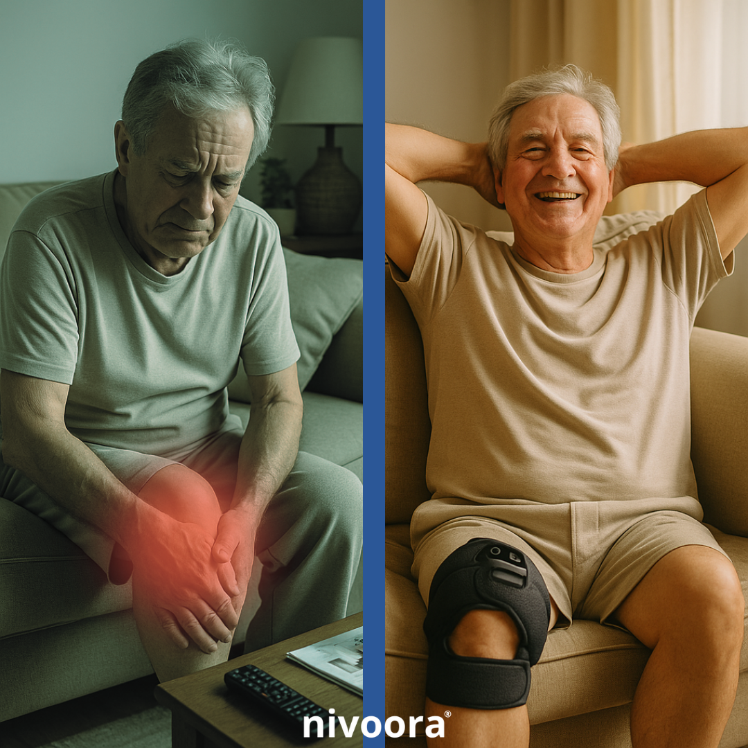 nivoora™ – El detalle que transforma su dolor de rodillas en alivio y sonrisas